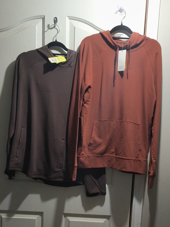 Target Other - Target Men’s Rust Hooded Pullover Sweatshirt